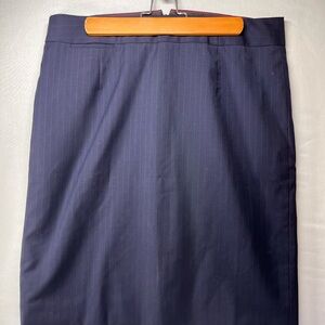 J. Crew Blue Midi Pencil Skirt‎ for Work